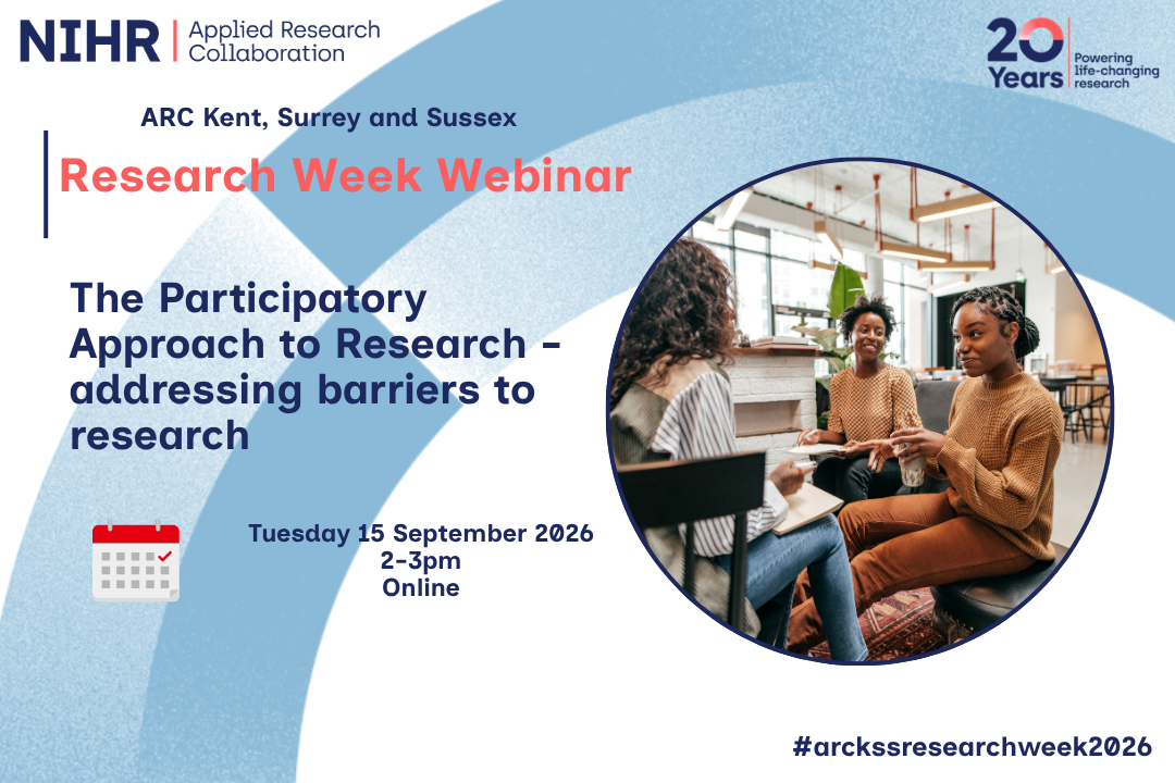 The Participatory Approach to Research - addressing barriers to research Showcase