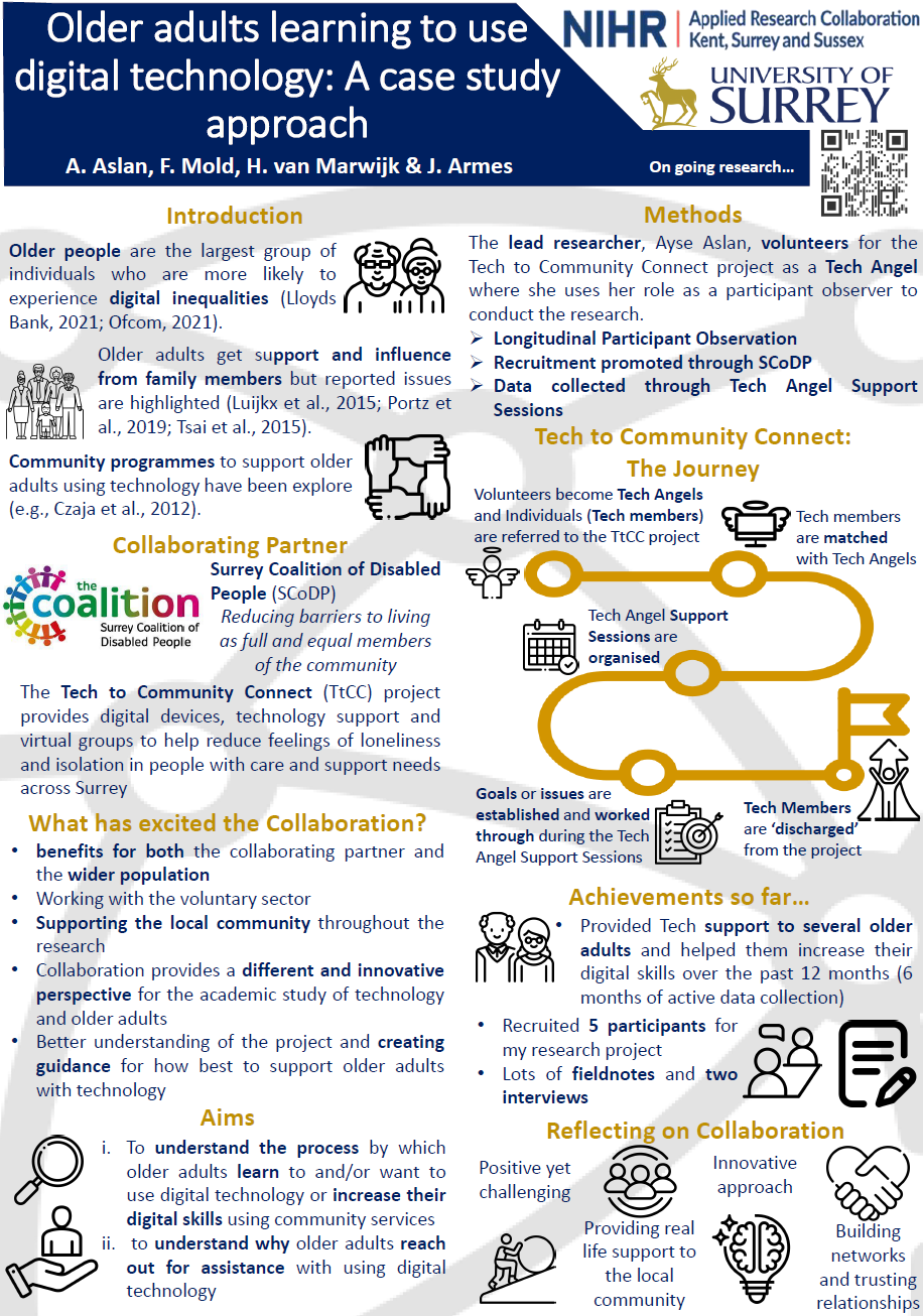 Older adults learning to use digital technology: A case study approach, Ayse Aslan Thumbnail